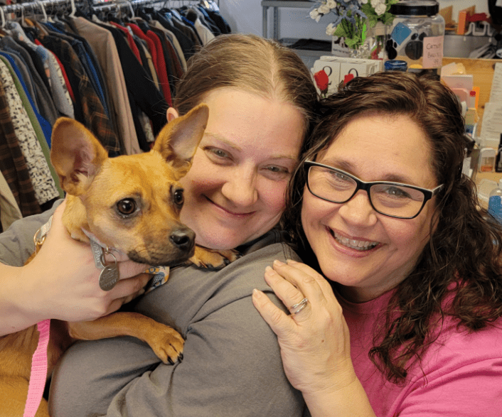 last chance ranch dog being adopted